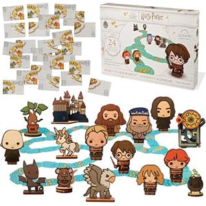 UGEARS Harry Potter Calendario Avvento 2025 - Road to Hogwarts Kit Modello Harry Potter Puzzle 3D con 16 Figurine, 24 Buste Segrete Modelli Regalo di Natale calendari dell'avvento originali 2025