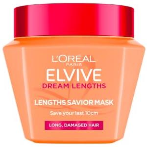 L'Oreal Paris L'Oréal Paris Elvive Dream Long, Maschera Ristrutturante, 300 ml | Maschera Salva-Lunghezze Ristrutturante, Per Capelli Lunghi e Danneggiati, Formula con Olio di Ricino e Cheratina Vegetale