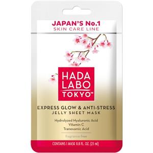 Hada Labo Tokyo Premim Express Glow Anti-Stress Jelly Sheet Mask