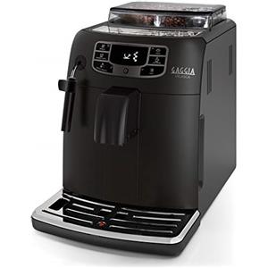 Gaggia Velasca Black Macchina da Caffè Automatica per Espresso e Cappuccino, Caffè in Grani o Macinato, RI8260/01, 1000W, Black, 100% Made in Italy