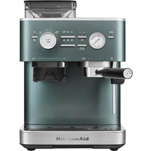 KitchenAid Macchina Espresso con Macinino Integrato Juniper | Espresso appena macinato con 15 livelli di macinatura, controllo PID e lancia vapore; struttura metallica resistente