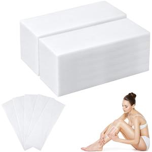 BUTBU Strisce Depilatorie, per Pelle Sensibile, 200pz-20 * 7cm | Cerotti Depilatori in Tessuto Non Tessuto, con Estratti Vegetali Naturali Lenitivo ed Emolliente, per Casa, Viaggi e Le Gite