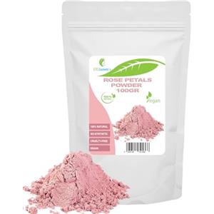 ETC Cosmetic`s Polvere di Petali di Rosa - 100 gr - Maschere Viso, Maschera Corpo, Maschera Capelli, Fragranza Lenitiva | Ottimo Tonico Naturale per la Pelle