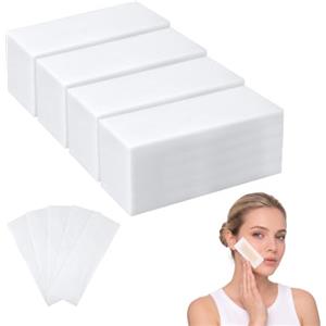 BUTBU Strisce Depilatorie, per Pelle Sensibile, 400pz-10 * 3.8cm | Cerotti Depilatori in Tessuto Non Tessuto, con Estratti Vegetali Naturali Lenitivo ed Emolliente, per Casa, Viaggi e Le Gite