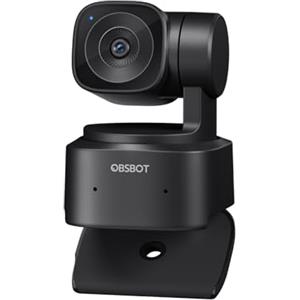 OBSBOT Tiny SE 1080P 100FPS Webcam per PC con Tracciamento IA PTZ | Sensore 1/2.8", Controllo gestuale, Dual ISO, DOL HDR, per Desktop/Laptop/Meeting/Videochiamate, ecc.