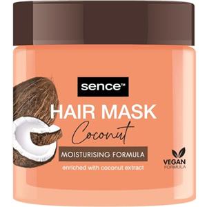 Sence Maschera per capelli di cocco vegano, cura per capelli con olio di cocco per uomo e donna, cura intensiva per capelli secchi, maschera per capelli, maschera per capelli, sence beauty e cosmetici (1 ×