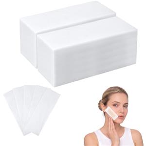 BUTBU Strisce Depilatorie, per Pelle Sensibile, 200pz-10 * 3.8cm | Cerotti Depilatori in Tessuto Non Tessuto, con Estratti Vegetali Naturali Lenitivo ed Emolliente, per Casa, Viaggi e Le Gite