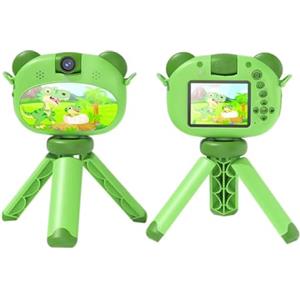 Mediawave Store Macchina Fotografica Digitale Foto e Video con Treppiede Audio (Verde)