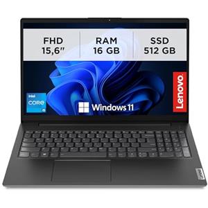 Lenovo - Notebook 15.6 Pollici V15 G4 IRU, Pc Portatile Professionale Windows 11 Pro, Intel Core I5-13420H, Ram 16GB DDR4, 512GB SSD NVMe - Laptop Grafica Intel UHD, Computer Audio Dolby, Schermo FHD