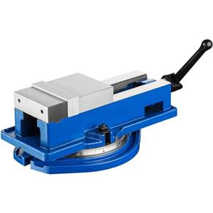 Wiltec Morsa di precisione per macchinari 100 mm con base girevole Per lavori precisi Da banco