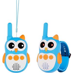 Retevis RT30W Walkie Talkie, Giochi Bambini Ricaricabili con occhi LED | Indossabile Walkie Talkie Bambini, Giocattoli Bambina, Regalo Bambino Bambina 3-5 Anni, Regali Gioco per Famiglie da Esterno