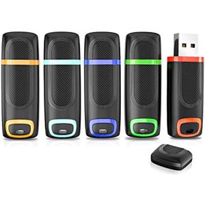 Vansuny Chiavette USB 16GB, 5 Pezzi Pendrive USB 3.0 con Indicatore LED | Penna USB 16 Giga con Cappuccio Protettivo, Memoria USB 3.0 per PC, Laptop, Notebook(Confezione da 5 Unità)