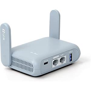 GL.iNet GL-MT3000 Beryl AX Router Wi-Fi 6 Viaggio, WAN 2.5G, VPN, OpenWrt | Wi-Fi 6 dual band 574 Mbps 2,4 GHz più 2402 Mbps 5 GHz, WAN 2.5G, LAN Gigabit, USB 3.0
