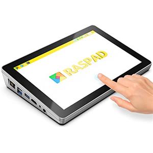 SUNFOUNDER RasPad 3.0 - Un tablet Raspberry Pi 4B all-in-one con, touchscreen da 10,1" e audio integrato per progetti di stampa IoT/programmazione/gioco/3D (Pi non incluso)