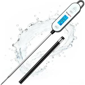 TempPro TP515 IPX7 Termometro carne e Termometro alimentare per cucinare | Termometro cucina sonda 14.5 cm retroilluminato con blocco, ideale per barbecue, olio e acqua. Precedentemente ThermoPro