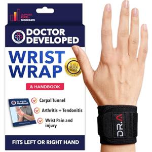 Dr. Arthritis Polsini Palestra Dr. Arthritis Sviluppati dai Medici, Tutore Polso per Tendinite, Polsiere Palestra Ideali per Fitness e Sollevamento Pesi (1 Pezzi)