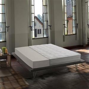 Talamo Italia Materasso Singolo Sibilla, Materasso sfoderabile in Waterfoam, 100% Made in Italy, Anti acaro e Anallergico, Cm 80x190h19
