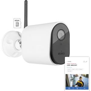 ABUS SmartLook Telecamera di Sorveglianza 4K - Rilevamento Oggetti | Riconoscimento di persone, animali e veicoli - App gratuita App2Cam Plus - IP66 - Wi-Fi 2,4 & 5 GHz - microSD inclusa