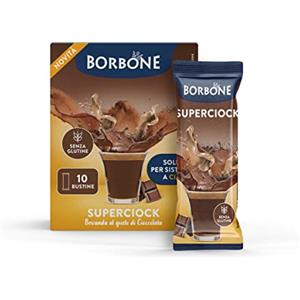 Caffè Borbone Superciock Stick - 80 stick (8 astucci da 10) - Ideali per Sistemi a Cialde