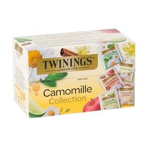 Twinings, Camomille Collection, 5 Varietà di Camomilla, 20 Filtri | Selezione di Camomille, Senza Caffeina