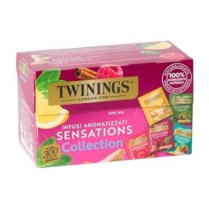 Twinings, Infusi Sensations Collection, 5 Varietà di Infusi, 20 Filtri | Senza Caffeina, Selezione di Infusi a Base di Frutta, Erbe e Spezie, 100% Ingredienti Naturali, da Gustare Caldi o Freddi
