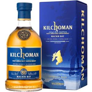 Kilchoman Machir Bay Whiskey - Single Malt Scotch Whisky Maturato in Botti di Bourbon e Sherry, 46%, Bottiglia in Vetro da 70cl