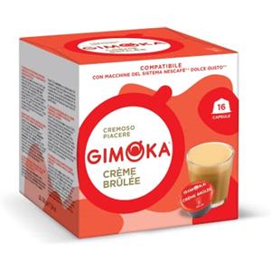 Gimoka - Compatibile Per Nescafé - Dolce Gusto - 48 Capsule - Gusto CREME BRULEE - Made In Italy - 3 Confezioni Da 16 Capsule