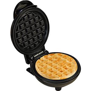 Rosenstein & Söhne macchina per waffle: Piastra per waffle, 350 Watt, distribuzione uniforme del calore (piastra antiaderente, con superficie, rotondo)
