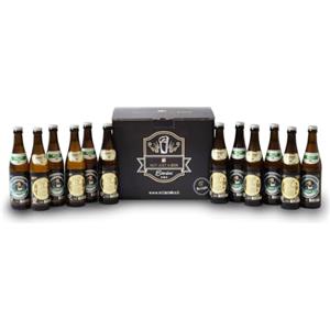 NOT JUST A BOX - Box Degustazione Birre - Beerbox con 12 bottiglie di Birra (Box Birre Augustiner Bräu Edelstoff & Hell)