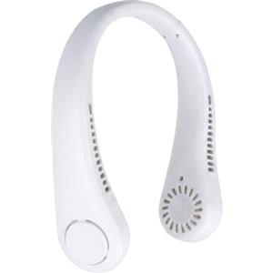 LA CASA DE LAS CARCASAS Ventilatore portatile USB C, vivavoce, 5 colori, bianco