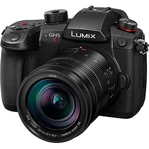 Panasonic Lumix DC-GH5M2LE Fotocamera Mirrorless con Obiettivo Leica DG 12-60 mm (24-120 mm), Sensore MOS 4/3 20.3 MP, Doppio Stabilizzatore, C4K 60p, 4:2:2 10bit, Live Streaming Wireless