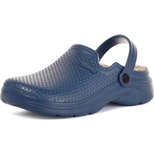 Eagsouni Zoccoli e Sabot Uomo Donna Inverno Ciabatte da casa | Pelliccia Foderato Clogs, Impermeabile, Antiscivolo, All'aperto