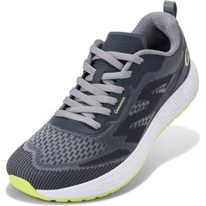Geococcyx Scarpe da Ginnastica Uomo Punta Larga Traspiranti Gr.39-46 | Antiscivolo, Leggeri, Flessibile, Supporto per arco plantare, All'aperto, Fitness, Outdoor, Casual, Sportivi