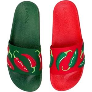 Dedoles Ciabatte Donna e Uomo Bambini Sandali Spiaggia Piscina Design | PVC sicuro, antiscivolo, suola sagomata, spiaggia piscina città, leggero, regalo, patatine fiori volpe lama, sandali estate