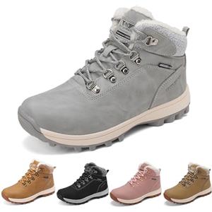 ARRIGO BELLO Stivali Donna Invernali Scarpe da Neve Calda Foderato Scarponcini Boots | Facile da mettere e togliere, Pelliccia Stivaletti, Antiscivolo, Casual, Trekking, Outdoor