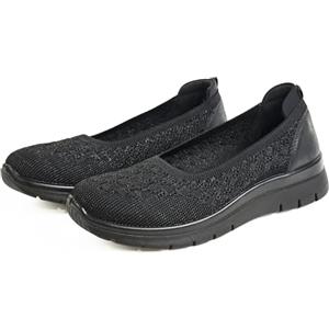 JOMIX Scarpe Donna Comode Slip On Sneakers Leggere Traspiranti Senza Lacci, Ideali per Camminare e Uso Quotidiano
