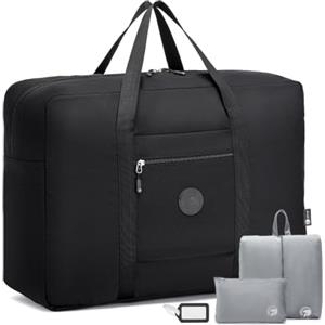 BAGZY Bagaglio a Mano 55x40x20 Ryanair Lufthansa，Pieghevole Borsone da Viaggio Leggero Borsa Palestra Valigia Trolley Borsa da Cabina Impermeabile a Tracolla Sportiva per Weekend