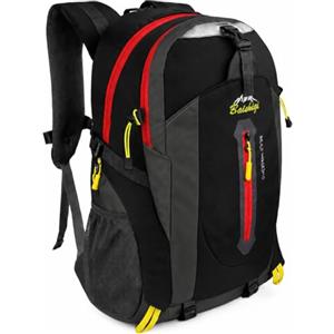 OcioDual Zaino Trekking 30 Litri Nero, Zaino Montagna Leggero Impermeabile Pieghevole, Zaini Campeggio, Escursionismo, Attraversamenti, Backcountry, Walking, Sport