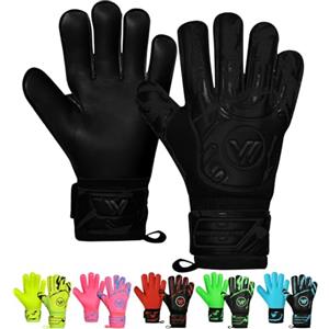 WESTWOOD FOX Guanti da portiere,protezione per le dita,guanti da portiere da calcio,bambini, ragazzi e adulti,