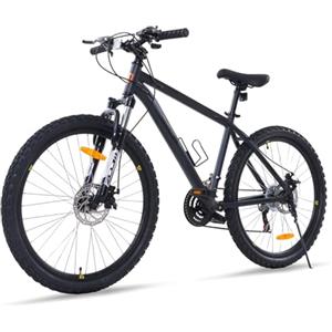 RCB GK2 26" mountain bike, 21 marce, telaio in alluminio, forcella ammortizzata, freno a disco meccanico, porta bevande, ideale per il tempo libero e il fitness, adatto per ragazzi e adulti
