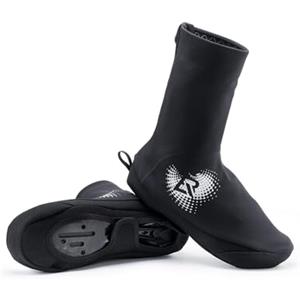 ROCKBROS Copriscarpe da Ciclismo Invernale Termico e Idrorepellente, Copriscarpa Bici Antivento e Elastico Scarpe Protettore Caldo, per Mountain Bike, MTB, Bici da Corsa e Gravel