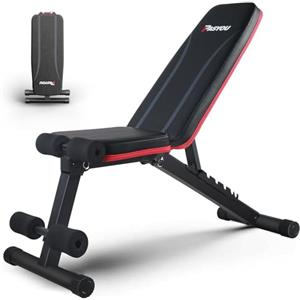 PASYOU Panca Palestra Multifunzione, 10 in 1 Panca Pesi Regolabile,Panca Addominali, Panca Piana Pieghevole Fitness Adatto per Casa e Palestra, 230Kg Capacità di Peso PA300