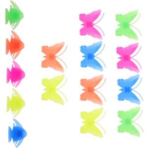 DIYEAH Decorazioni per Raggi Bici in Plastica 52 Pezzi Farfalla e Pesce | Leggere e Decorative, per Biciclette e Bici senza Pedali, Gioco All'aperto, Ruote Visibili