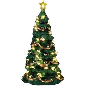LEMAX Albero di natale luce led chiara Joyful Christmas Tree H12,5x8x6,5 cm