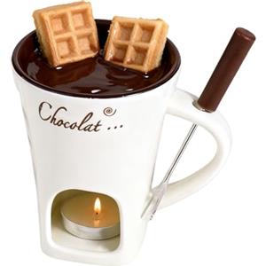 Generico Tazze per Fonduta Di Cioccolato 130 Ml | Tazze in Ceramica per Sciogliere Il Formaggio | Tazzas per Fondutas Di Cioccolato Con Forchetta | Tazzes per Burro Portatile | per Appuntamenti, Compleanni