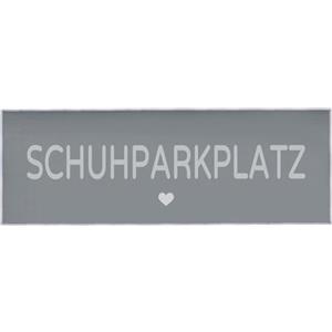 NVGFTG Zerbino per parcheggio, 100 x 35 cm, grigio, lavabile, sottile | Tappetino antiscivolo per interni, tappetino scolapiatti, ideale come base per scarpe o scarpiera, zerbino cattura lo sporco