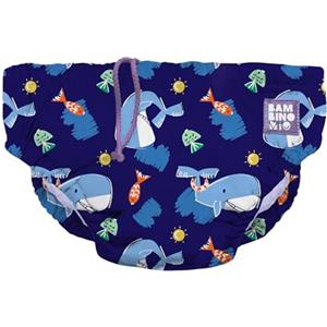 Bambino Mio Costumino Contenitivo Cotone Riutilizzabile 1-2 anni | OEKO-TEX Standard 100. Vestibilità aderente. Leggeri e ad asciugatura rapida. Elastico in vita. Tessuti morbidi