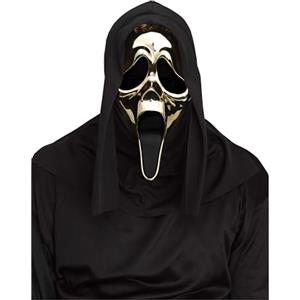 Fun World Scream Ghost Face Verkleidungszubehör & Accessoires - Standard, Blutig o Deluxe - Halloween & Horror-Party