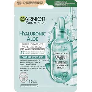 Garnier Maschera in Tessuto Skin Active Hydra Bomb, Formula Super Idratante e Rivitalizzante, Per Tutti i Tipi di Pelle, Con Acido Ialuronico e Aloe Vera Biologica, 28 gr