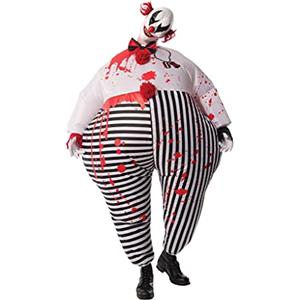 Rubie's Rubie' s direction - gonfiabile Creepy clown Halloween horror costume da adulto, taglia unica, multicolore
